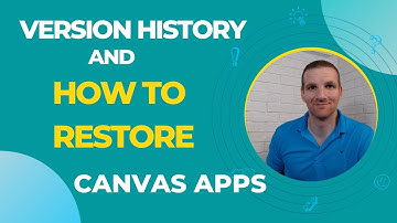 How to Restore Canvas Apps with Version History