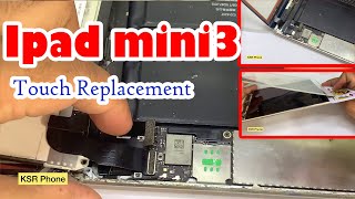 iPad screen replacement by KSR Phone, He sent for repairs​ Touch problem