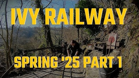 Ivy Railway Welcomes The Spring 2025 Part One. 7 1/4" Minimal Gauge Garden Railway.
