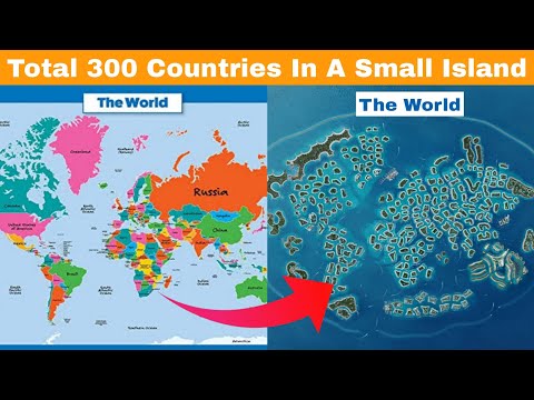 Total 300 Countries In A Small Island | The World Island Dubai 😳#shorts