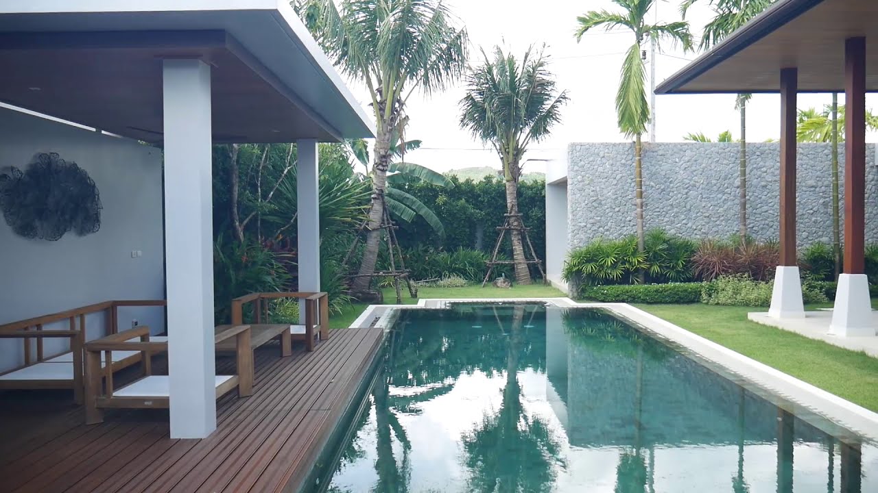 Tropical, Open \u0026 Relaxing Four Bedroom Balinese Style Pool Villa in Layan, Phuket