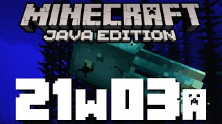 Minecraft 1.17 News – 21w03a: Glow Squids!