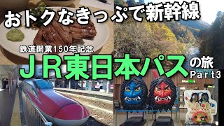 【乗り放題】鉄道開業150年記念JR東日本パスで一人旅【Part3】