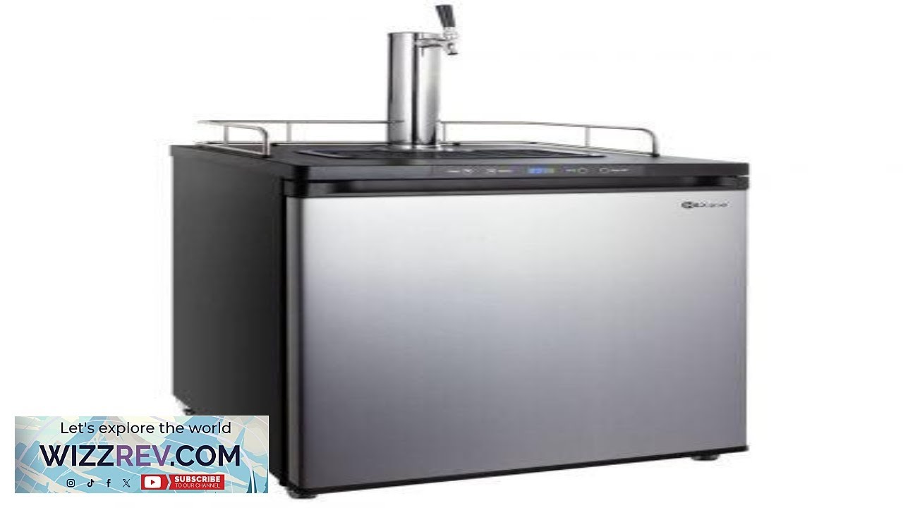 Kegco 24" Wide Homebrew Single Tap Stainless Steel Digital Kegerator