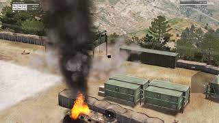 ARMA 3 - RHS AH-6M MELB firing test GAU-19  w/ Mk211