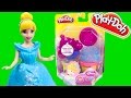 Play Doh Cinderella Playset Princess Ariel Little Mermaid Disney Princess Magiclip Dolls Toys