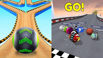 Going Balls Speedrun, Grappige mislukkingen, Uitdaging, Portal Run, Moeilijk level Android, iOS G...