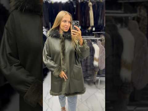 Двусторонняя дубленка. Большие