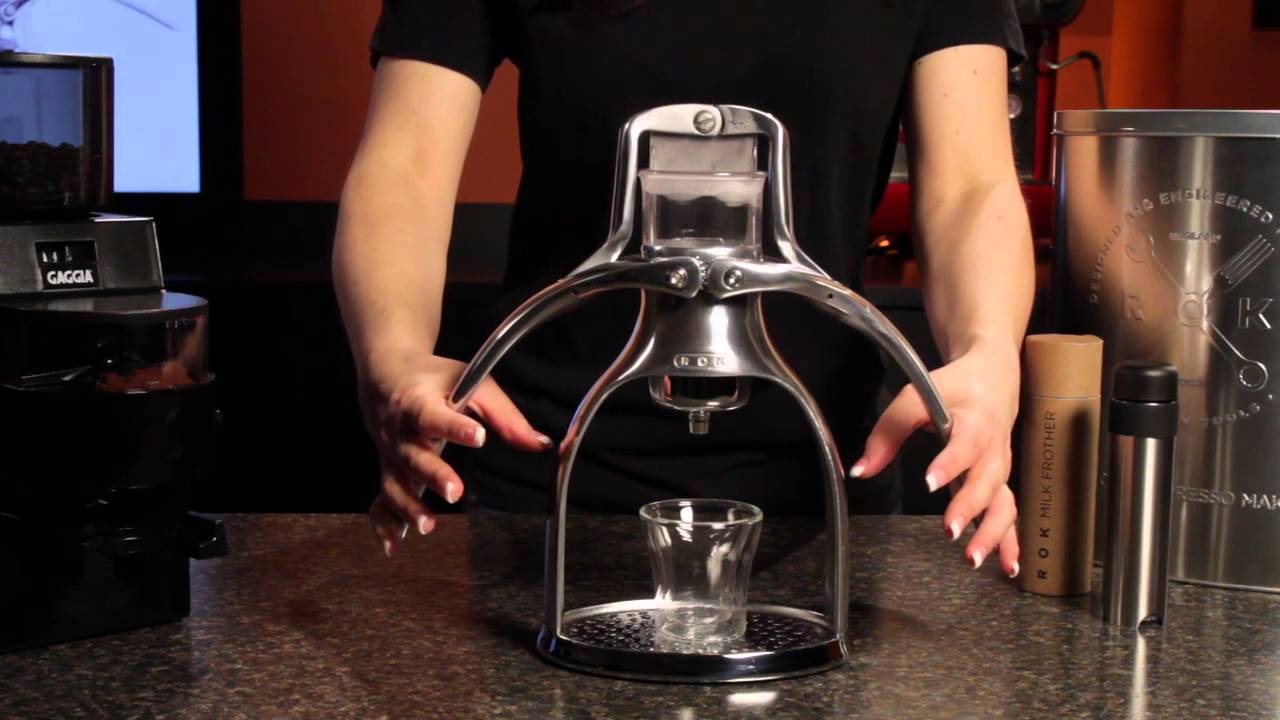 The ROK Manual Espresso Maker - YouTube
