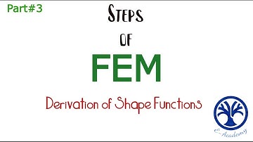 Finite Element Method | Derivation of Element Level Equation | STEPS in FEM | Part#3