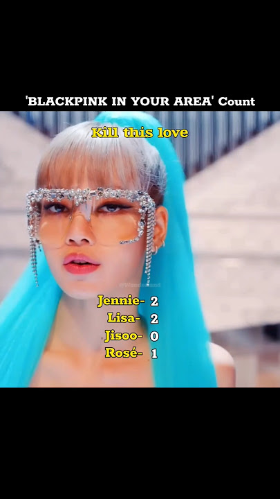 Who said 'BLACKPINK IN YOUR AREA' the most?🤔 #blackpink #kpop #shorts #fyp