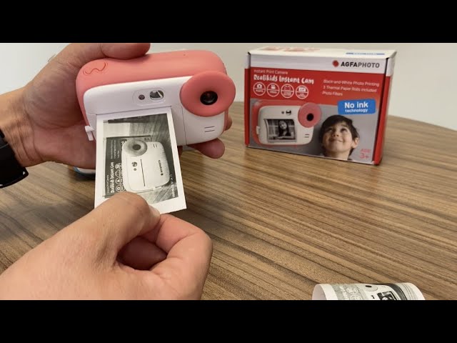 AGFA PHOTO Pack Realikids Instant Cam + 1 tarjeta Micro SD 32GB - Cámara  instantánea para niños, pantalla LCD de 2,4', batería de litio, espejo  selfie y filtro fotográfico - Azul - Agfa Photo