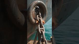 ⚓ Massive Ship Anchor Chain Release | Powerful Maritime Operation at Sea 🌊