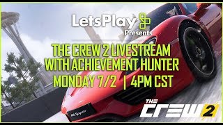 The Crew 2: LIVESTREAM - 4th of July Road Trip Bingo Challenge With Achievement Hunter | Ubisoft NA
