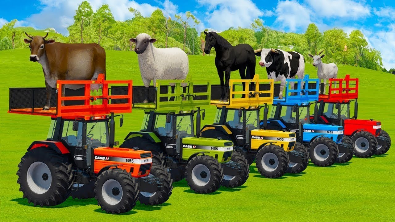 TRANSPORTING Cow & LOAD WITH MINI JOHN DEERE TRANSPORT TO GARAGE! FS22