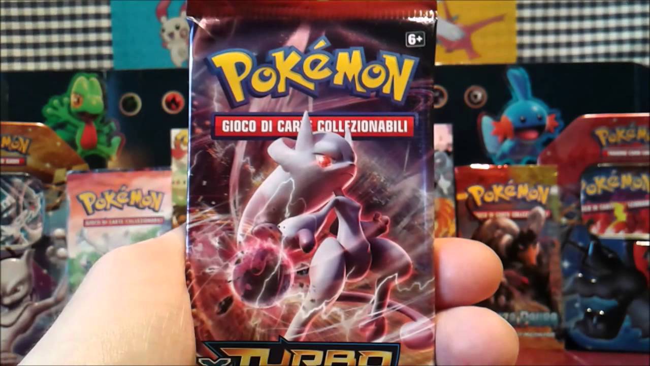 "Apertura pre - box Pokémon: 4 pacchetti di xy TURBO BLITZ" - YouTube