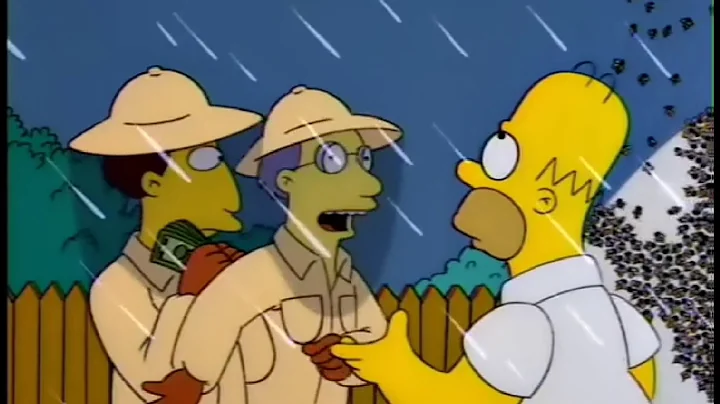 Homer Simpson Swarm Of Bees