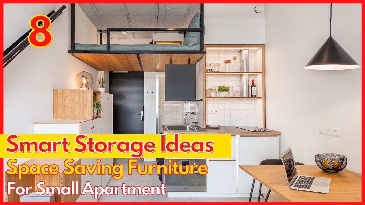 Creative & Smart STORAGE Ideas For Your SMALL Apartment Space Saving ...