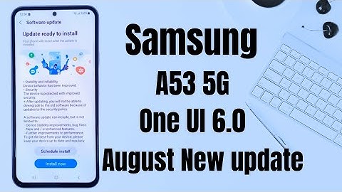 Samsung A53 5G One UI 6.0 Beta 1 update|A53 August New update|😱❤️