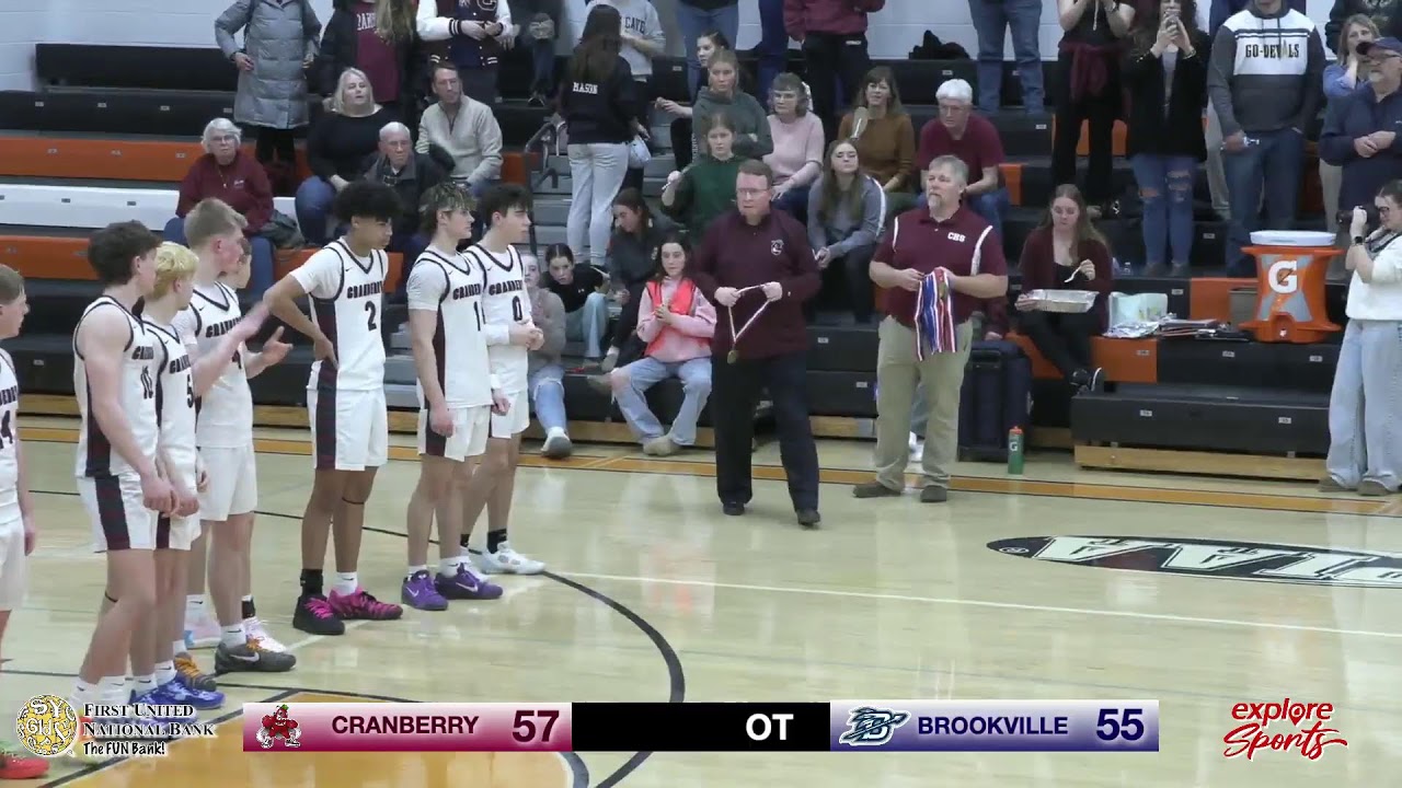FUN Bank Hoops: District 9 3A Championship: Cranberry vs. Brookville (Boys)