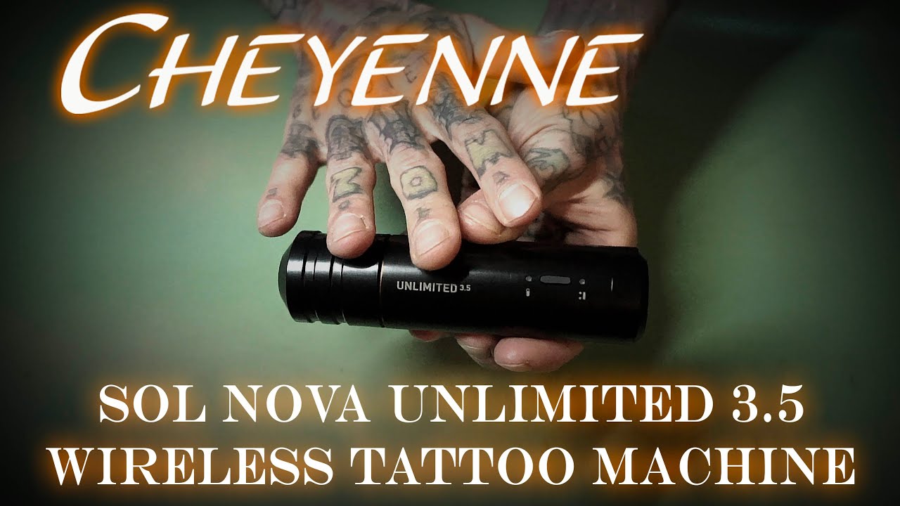 Cheyenne SOL Nova Unlimited 3.5 - WIRELESS Tattoo Machine - YouTube