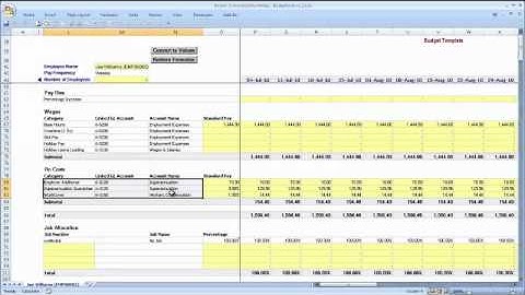 Create Detailed Salaries and Wages Budgets with Live MYOB Data - BudgetLink for MYOB