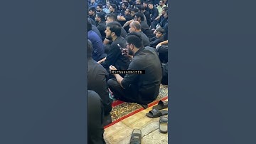 Mir Hasan Mir sitting on majlis e aza in Najaf ashraf#mirhasanmir#viral#trending #youtubeshorts