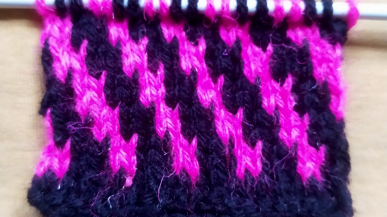  # 2 colour baby sweater # design # video # bunai ka sansar # Ruma sharma-07 