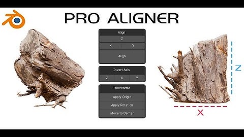 Align any object with just a click - Pro Aligner Addon