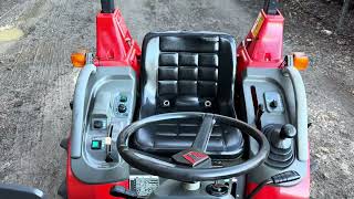 YANMAR AF18 4WD Compact Tractor & New 4ft Flail Mower
