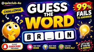 Guess the Word Can You Unscramble All 15