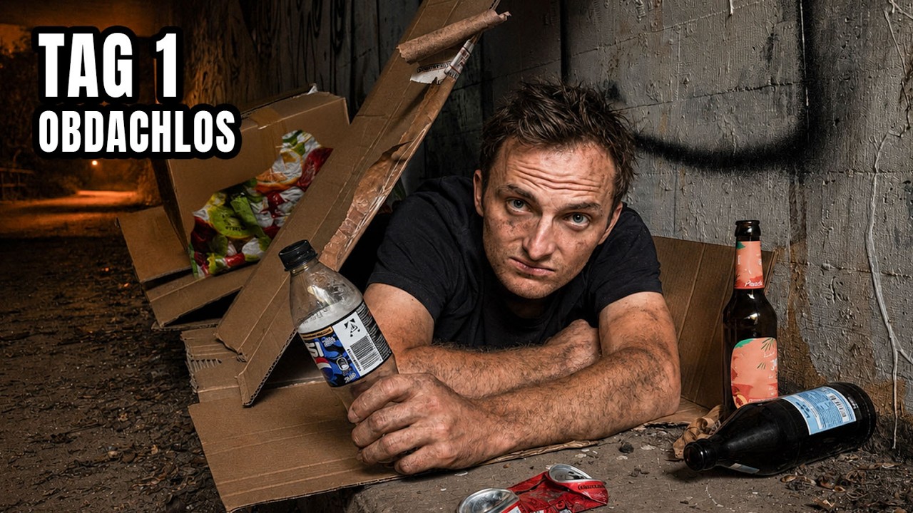 Wir versuchen 10 TAGE OBDACHLOS zu überleben