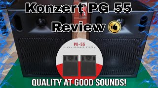 Konzert PG 55 Bookshelf Speaker Review (High Quality Sounds)