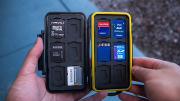 Best Memory Card (SD + Micro-SD) Holder Under $10! - JJC Water Resistant Memory Card Holder Review