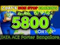2 Day's TATA Ace Earnings 💥 5800 ✨ | Porter Tata Ace Non Stop Duty | Bangalore Tata Ace Earnings 🤑