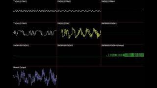 Hang On - Title Track: Sega Genesis Rendition [Oscilloscope Visual]