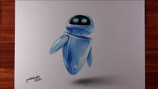 Dibujando a EVA de la película WALL•E | patrickART
