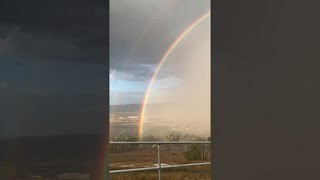 Magnificent Rainbow at Mount Panorama's Summit || ViralHog