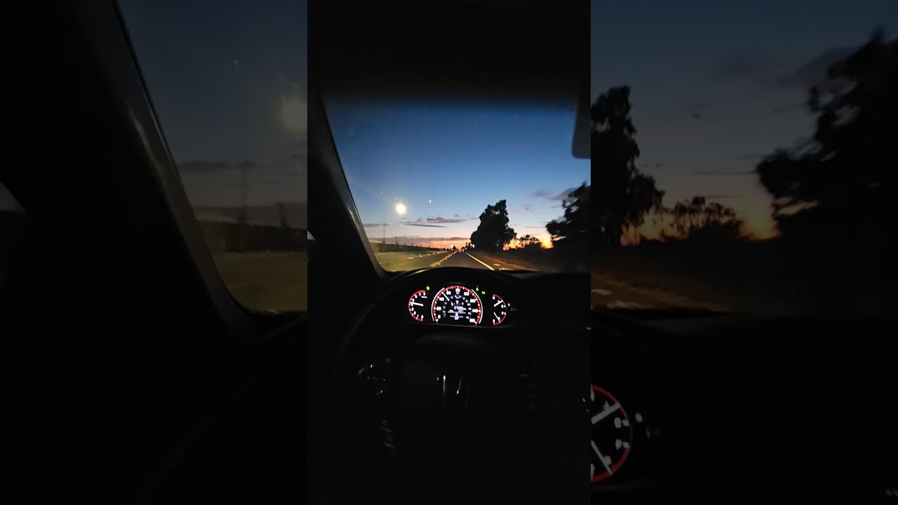 spirited drive chasing the sunset in my V6 Accord Coupe. 