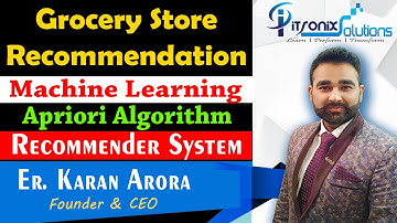 Recommendation System for Grocery Store using Python Apriori Algorithm - Machine learning