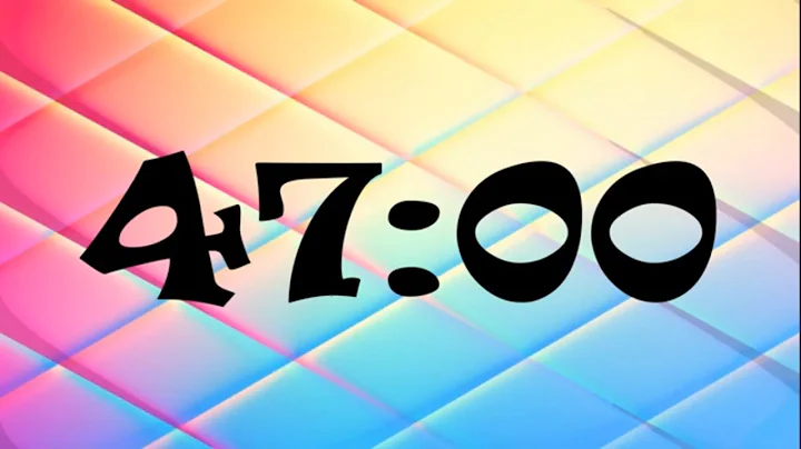 47 Minute Timer | 2820 Second Timer | 47 Minute Countdown with Music