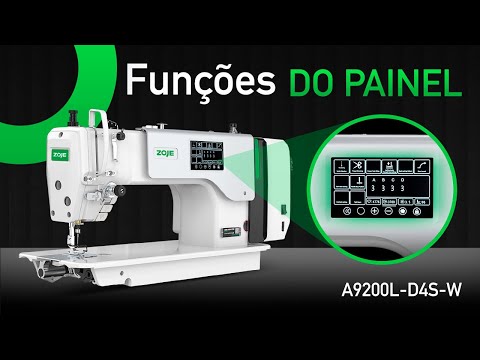 Nesse vídeo vamos explicar algumas funções do painel da nossa Máquina Reta Eletrônica com Cárter Blindado, dois Motores de ...