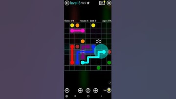 How To Solve Flow Free Bridges Blue Pack Level 3 9x9 Board Walk Through Solution Walkthrough