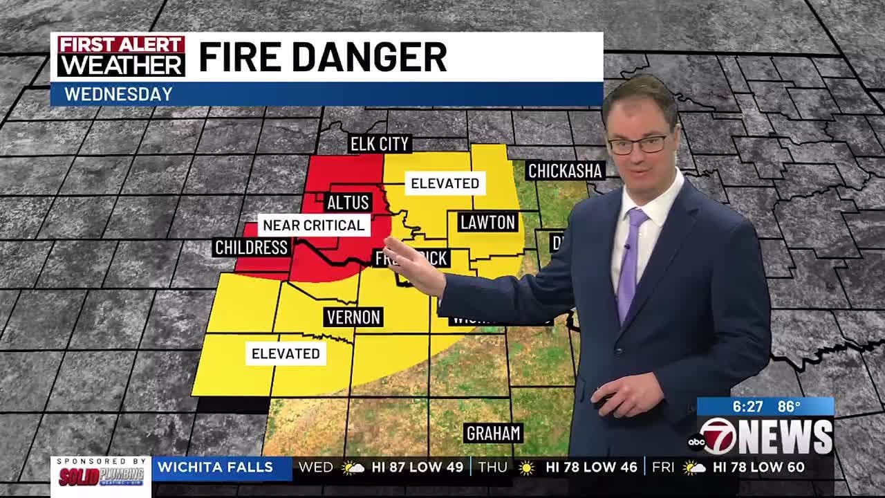 Another fire weather risk; severe storm possible Wednesday | 10/29 PM ...