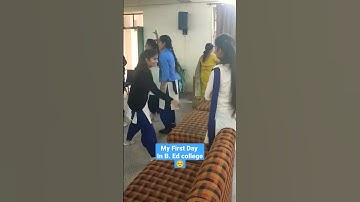 my First Day in B. ed college Jaipur