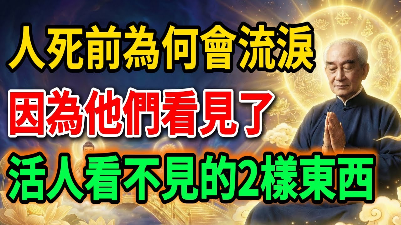 南懷瑾：臨終前為何必流「兩行清淚」？因為他們看見了「活人看不見」的2樣東西！地藏王菩薩揭開人斷氣前看見的2種景象，這一課能救你的命！#南懷瑾 #佛學 #佛教 #禪修 #佛法智慧 #佛教故事 #佛教文化