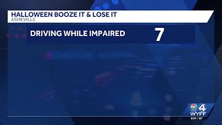 Halloween 'Booze and Lose It' campaign leads to 563 arrests and citations