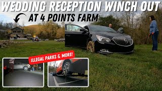 Wedding Reception Winch Out At 4 Points Farm, Illegal Parks & More