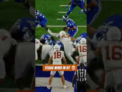 Texas’ defense comes up BIG in OT to beat Kentucky (📍 @vrbo)