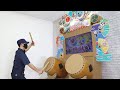 【ダンボール工作】ゲームセンターの太鼓の達人をつくってみた！Making ”Taiko no Tatsujin” of Amusement Arcade-cardboard DIY